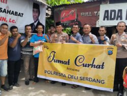 Giat Jumat Curhat Polresta Deli Serdang Diapresiasi Masyarakat