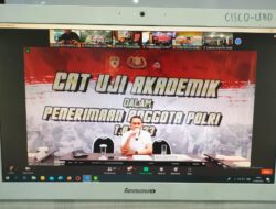 Polda Sumsel Gelar Gladi Kotor Test Cat Akademik Penerimaan Bintara Polri Tahun 2023