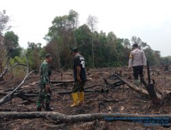 Polsek Penukal Abab Kembali Temukan Spot Karhutla