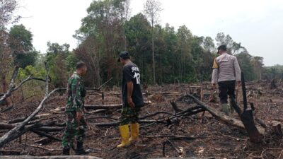 Polsek Penukal Abab Kembali Temukan Spot Karhutla