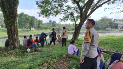 Polsek Tanah Abang Laksanakan Pengamanan di Lokasi Syuting Jejak Anak Negeri