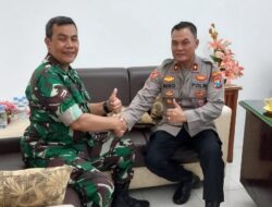 Kokohkan Sinergitas, TNI-Polri di Kediri Gelar Silaturahim