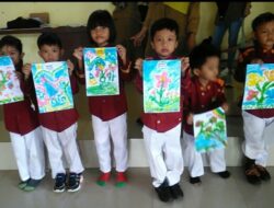 IGTK Gelar Finger Painting se-Kecamatan Pulau Panggung