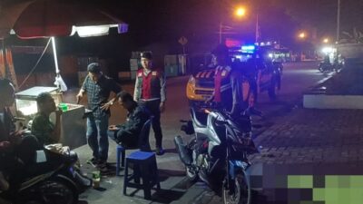 Jaga Kamtibmas Polresta Deli Serdang Laksanakan Patroli Blue Light