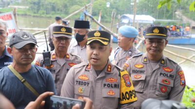 Polres Kediri Kota Bersama TNI Lakukan Pengamanan Kejuaraan Pencak Dor Seri IV Piala Dankor Brimob