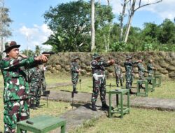 Laksanakan Latihan Menembak, Kasrem 043 Gatam Ingatkan Tartib dan Aturan