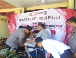 HUT Bhayangkara ke-77, Polresta Deli Serdang Bagikan Bansos dan Anjangsana