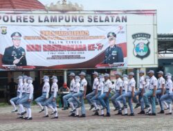 Polres Lamsel Gelar Lomba PBB tingkat SLTP dan SLTA, Peringati Hari Bayangkara ke-77