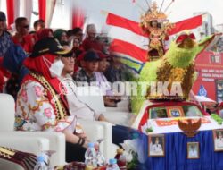 Gelar Pawai Budaya Meriahkan HUT Kota Bandar Lampung Ke-341