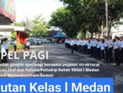 Rutinitas Apel Pagi, Nimrot Sihotang : Terima Kasih Telah Jalankan Slogan