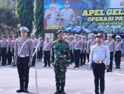 Polres Kediri Apel Gelar Pasukan Operasi Patuh Semeru 2023