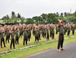 Kasilog Kasrem 043/Gatam : Jadikan Olahraga Bersama Ajang Silaturahmi Dan Penyampaian Informasi