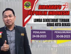 Sambut HUT RI Ke-78, Gibas Resort Kota Bekasi Adakan Lomba Kantor Sekretariat Terbaik