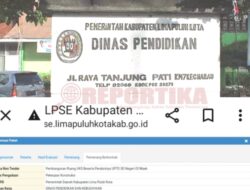 Oknum Pejabat Disdik Limapuluh Kota Diduga Monopoli Paket Kegiatan