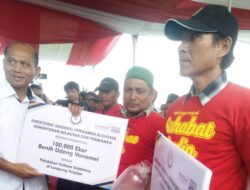 Kementrian KKP, DPR RI, Dinas Perikanan Provinsi, Bersama-sama Kunjungi Petani Ikan Air Tawar di Lamsel