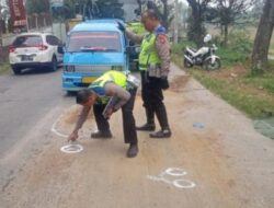 Diduga Akibat Gagal Nyalip, Pemotor di Sukabumi Tewas Ditempat