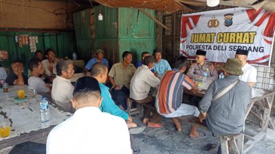 Polresta Deli Serdang Laksanakan Kegiatan Jumat Curhat di Lubuk Pakam