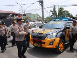 Jelang Tahun Pemilu, Wakapolresta Deli Serdang Cek Kendaraan Dinas