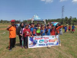 Meriahkan HUT RI Ke 78, Warga Kuntili Gelar Turnamen Sepak Bola Mini Soccer U-12 – U 14