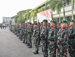 Korem 043/Gatam Gelar Upacara Memperingati HUT RI Ke-78 Tahun 2023