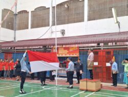 HUT Kemerdekaan RI Ke-78, Rutan Labuhan Deli Gelar Upacara Bendera