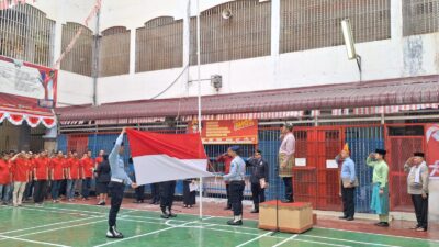 HUT Kemerdekaan RI Ke-78, Rutan Labuhan Deli Gelar Upacara Bendera