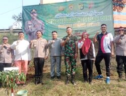 Polres Metro Bekasi Tanam 1.000 Bibit Pohon di Program Polri Lestarikan Negeri