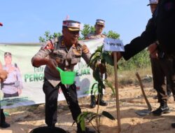 Kapolres PALI Gelar Giat Tanam 1000 Pohon Di Mako Brimob Yang Baru