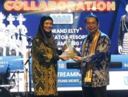 Polda Lampung Terima Penghargaan Keberhasilan Inovasi Program Manajemen Arus Mudik 2023, Award Tribun Lampung