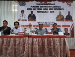 Pemilihan Ketua Rukun Warga Pedagang Pasar Kranji Baru Periode Tahun 2023 -2026 Sukses