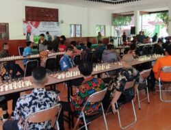 Memeriahkan HUT RI Ke-78 Disdagperin Kota Bekasi Gelar Kejuaraan Catur Antar OPD