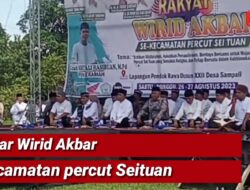 Pemerintah Kecamatan Percut Seituan Gelar Wirid Akbar