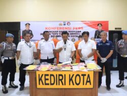 Ungkap Kasus Narkoba, Polres Kediri Kota Berhasil Amankan 8 Tersangka