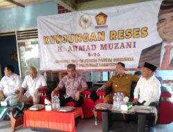 Reses di Kecamatan Palas, Ahmad Muzani Dengarkan Keluhan Petani