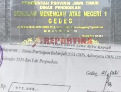 Wali Murid SMAN 1 Gedeg di Mojokerto Keluhkan Biaya Daftar Ulang