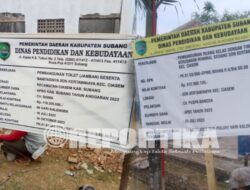 Pekerjaan SDN Kertawinaya Ciasem, Diduga Menggunakan Material Kurang Berkualitas