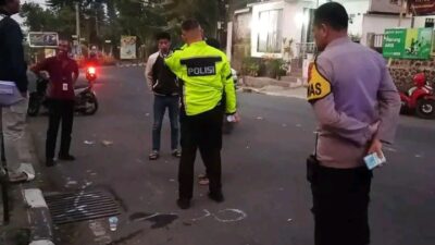 Menabrak Trotoar, Pemotor di Salabintana Sukabumi Meregang Nyawa