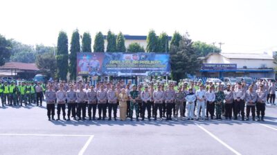 Polres Kediri Gelar Apel Operasi Zebra Semeru 2023