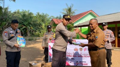 Bhabinkamtibmas Polsek Penengahan Sambangi Anak Pulau Budaya Literasi