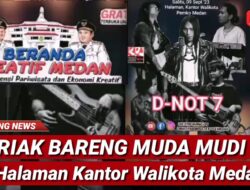 Penampilan Kreasi Muda Mudi Kota Medan Bersama Band D-Not7