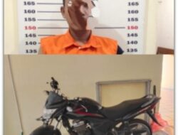 Bawa Kabur Motor, Pria Pengangguran Lampung Selatan di amankan Polisi