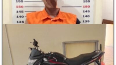 Bawa Kabur Motor, Pria Pengangguran Lampung Selatan di amankan Polisi