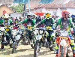 Danrem 043/Gatam Ikuti Trail Jelajah Alam Lampung Utara Dalam Rangka Memperingati HUT TNI Ke-78