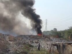 Kebakaran Lahan 2 Hektar Eks Lokasi TPS Ilegal Di Bekasi, Memasuki Hari Ke 4