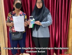 Petugas Rutan Kelas 1 Medan, Gagalkan Upaya Penyelundupan Handphone