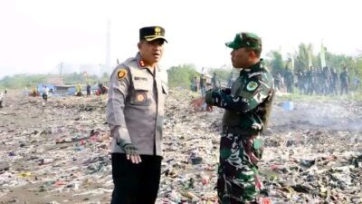 Kodim 0622/Sukabumi Kerahkan 1300 Personel Gabungan Bersihkan Pantai Cibutun Sukabumi