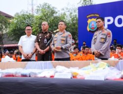 Polda Sumut Tangkap Ribuan Pelaku Jaringan Narkoba