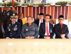 HUT TNI Ke-78, Pemkot Bandar Lampung Ikuti Upacara