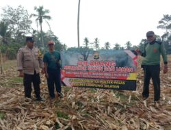 Antisipasi Kebakaran Hutan Polsek Palas Gencar Lakukan Himbauan