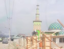 Pembangunan Pagar Masjid Bahodopi Tinggal Selangkah Lagi